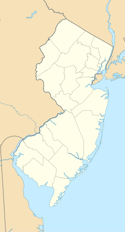 Mapa de localização de Haskell no estado de New Jersey