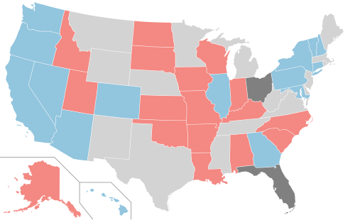 Mapa de distritos eleitorais