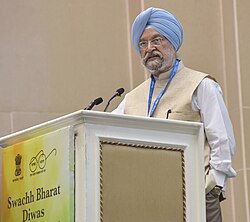 Hardeep Singh Puri em evento político