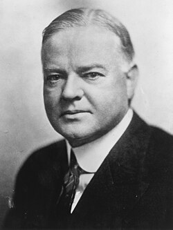 Retrato de Herbert Hoover