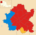 Mapa de resultados de 2011