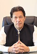 Imran Khan em sua residência