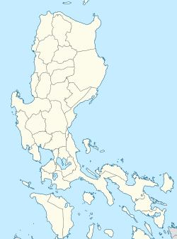 Localização da Universidade de Makati em Luzon