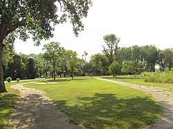 Vista aérea ou panorâmica de Monroe, Michigan