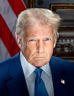 Retrato oficial de Donald Trump