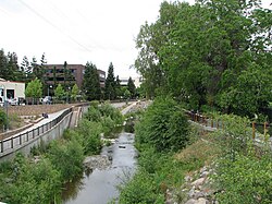 Área de restauração do riacho