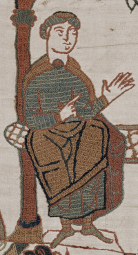 Detalhe de bordado da Tapeçaria de Bayeux
