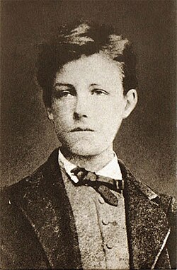Retrato de Arthur Rimbaud aos dezessete anos por Étienne Carjat