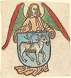 Xilogravura histórica de um ex-libris