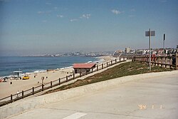 Extremidade sul da trilha em Torrance