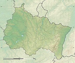 Rio Vence na região de Grand Est