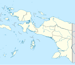 Mapa da localização aproximada onde a língua Salawati é falada