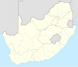 Mapa de localização de Tamboekiesdraai na África do Sul