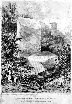 Vista panorâmica da paisagem de Xanto