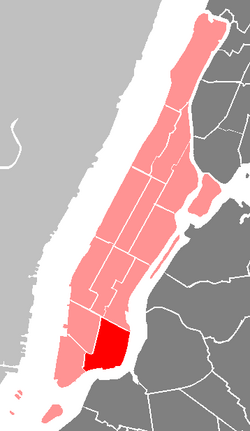 Mapa do Conselho Comunitário 3 de Manhattan