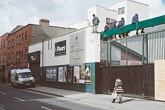 Vista externa de ocupação urbana