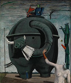 Retrato ou obra relacionada ao círculo surrealista de Paris