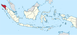 Mapa de Aceh