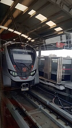 Estação de metrô moderna