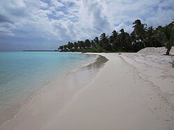 Paisagem tropical das Ilhas Cocos