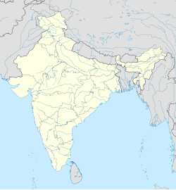 Mapa indicando a localização de Thathi Bhai na Índia