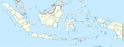 Mapa de localização de Mojokerto na Indonésia