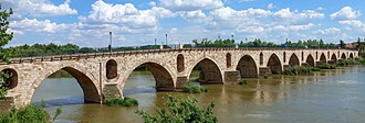 Vista do Rio Duero em Zamora