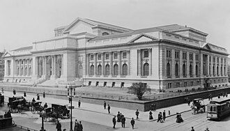 Interior de uma das salas de leitura da NYPL