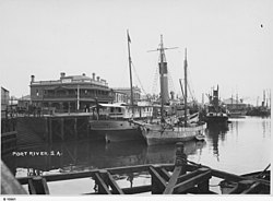 Navios atracados em Port Adelaide em 1910